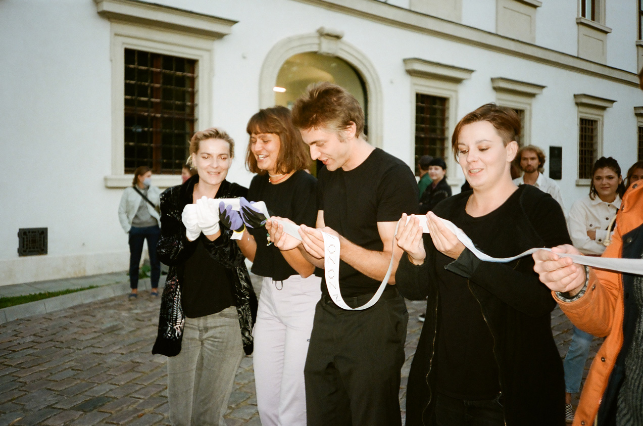 Publication and performance by Edka Jarzab and by contemporary Belgian artist Pierre Coric