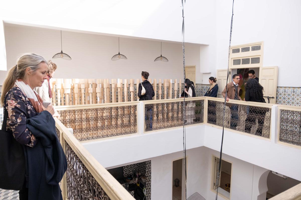 Installation by contemporary Belgian artist Pierre Coric