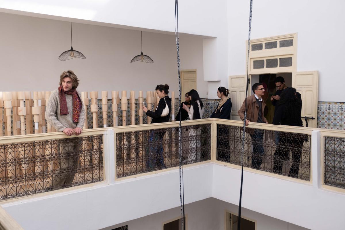 Installation by contemporary Belgian artist Pierre Coric