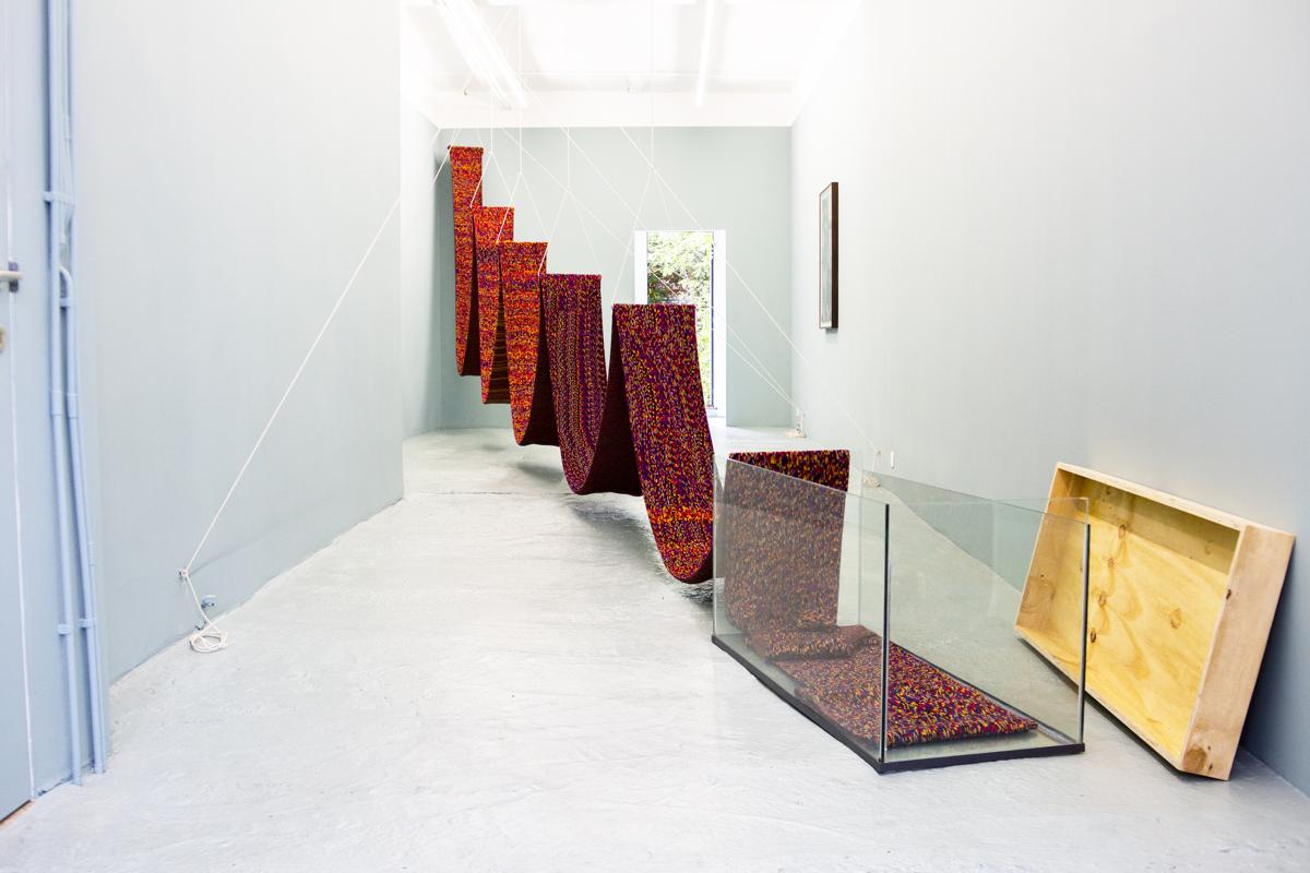 Installation by contemporary Belgian artist Pierre Coric