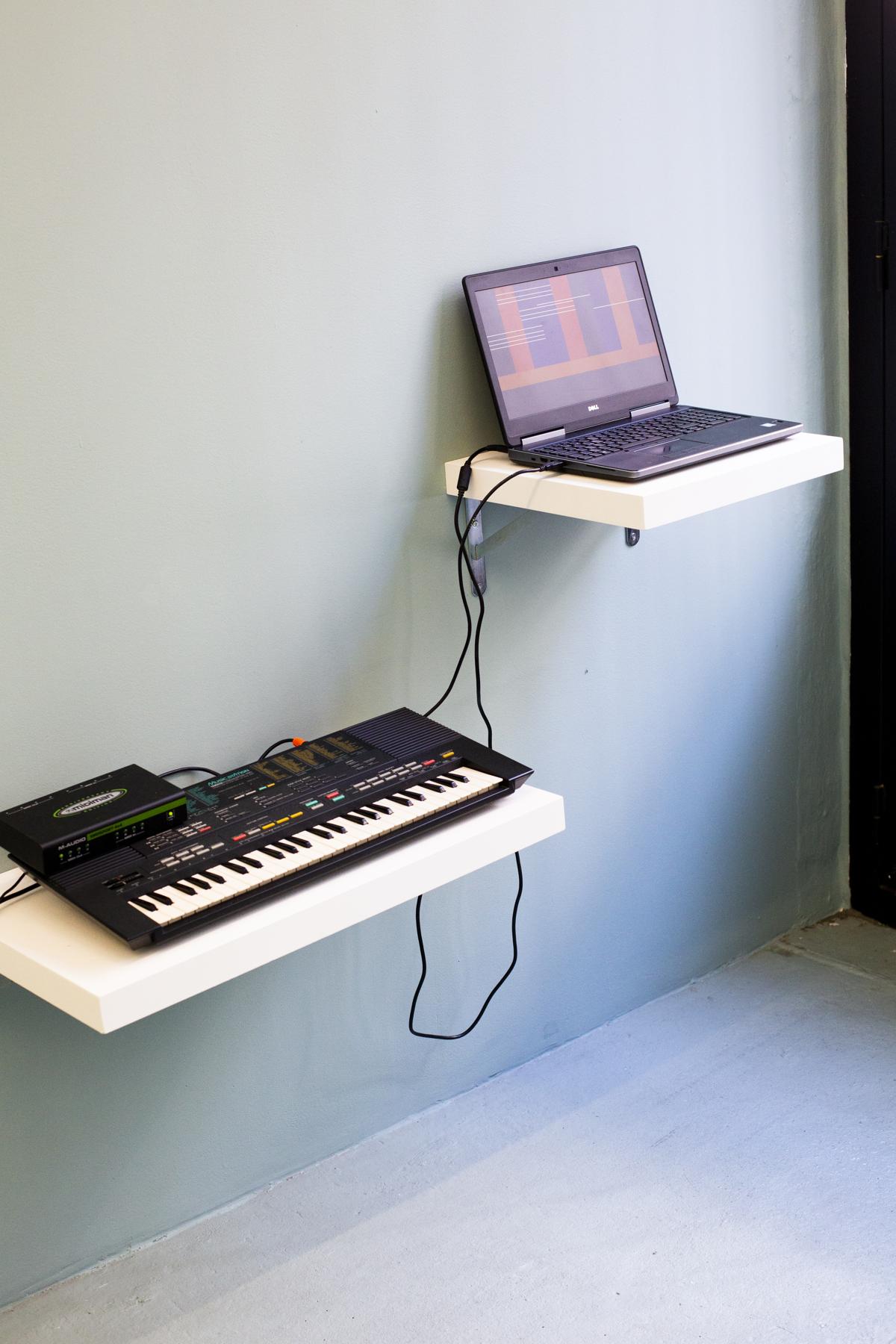 Installation by contemporary Belgian artist Pierre Coric