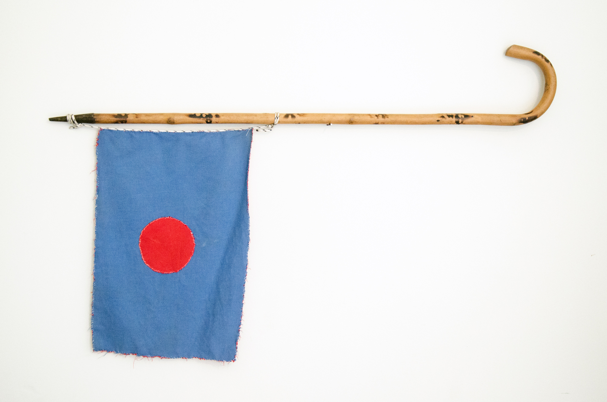 Textile piece by contemporary Belgian artist Pierre Coric